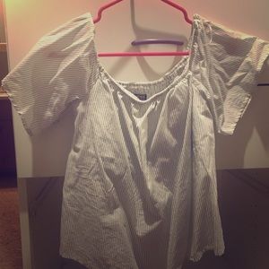 Express brand off the shoulder top